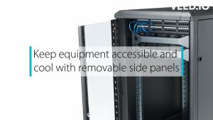 TC-22U-600N / 22u Server Rack/Network Cabinet (600x1000x1200) With PDU Server Fan and Server Tray