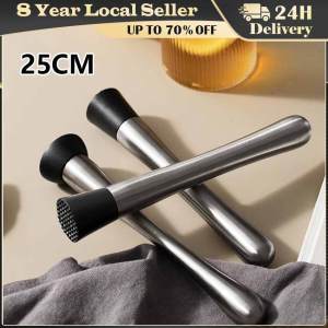 Multifunction Stainless Steel Crushed Ice Hammer Crushed Popsicle Sticks Cocktail Ice Cube Crusher Fruit Muddle Pestles Bar Tool