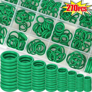 270Pcs O-Ring Assortment Kit High Pressure Rubber Sealing Gaskets for Plumbing Automotive Faucet Repair O-Rings Washers Set