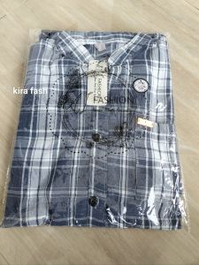 setelan botega crinkle air flow super premium motif kotak