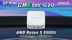 GMKtec G10 Mini PC Ryzen 5 3500U 16GB RAM 512GB SSD 2.5G LAN Office Home Desktop Computers Triple 4K Display WIFI5 BT5.0 Type-C