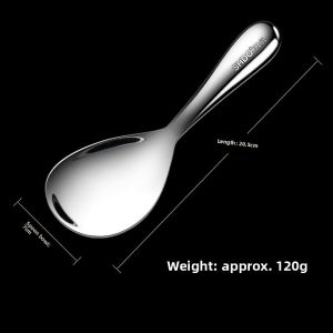 Stainless Steel 316 Rice Spoon Non-Stick Rice Scoop Household Use No Scratch Rice Cooker Serving Spoon Kitchen Utensil