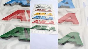 EMBLEM MOBIL 3D TIMBUL TULISAN AYLA