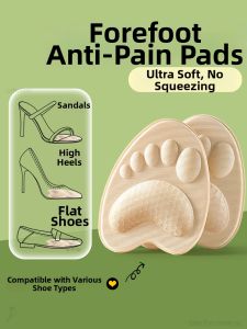 ZHIHAOEN | Pain Relief Thickened Half Size Insoles Soft Non-slip