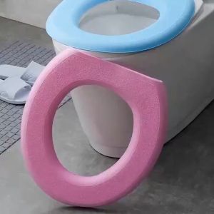 Toilet Seat Cover Reusable Waterproof O-Shape Close Stool Cushion Toilet Pad Quick-drying Anti-cold Tandas Cove