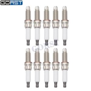 10Pcs Spark Plug 12120038349 For BMW E60 E61 E63 E64 E81 E82 ZKBR7A-HTU 12120034091