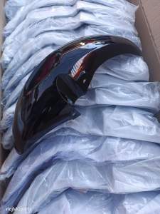 raider 150 front fender glossy black genuine (SGP).