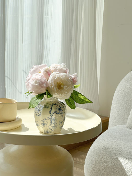 Chinese-Style%20Blue%20and%20White%20Porcelain%20Flower%20Vase%20-%20Image%203