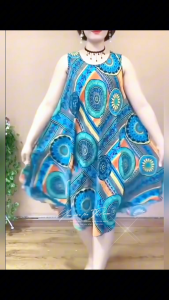 Plus Size Cotton Silk Vest Dress Summer New Ethnic Style Womens Clothing Art 6017