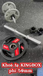 Khóa tạ thanh đòn tạ KINGBOX Kẹp khóa bản nâng cấp rộng 25mm 50mm
