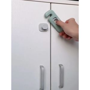 Khóa tủ lạnh cao cấp tiện lợi  Khóa ngăn kéo giúp bảo vệ an toàn cho bé-HAUSE