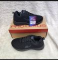 Sepatu Sekolah Merek New Era Hitam Polos All Black. 