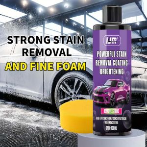 KJM 2-in-1 Foam Car Wash Shampoo with Coating Powerful Stain Removal Paint Brightening & Long-Lasting Protective Coating