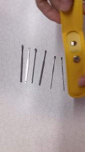 Alat Pembersih Telinga Set 6 IN 1 | Ear Wax Pouch Picker 1 Set 6 Pcs | Paket Korek Kuping Stainless Steel