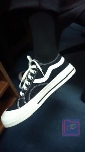 CONVERRO PUBLIC LOW BLACK NATURAL Sepatu Pria Casual Sneakers Sekolah Laki Laki Dewasa Keren Sanai Sepatu Wanita Sneakers Lokal Converro Shoes - Dtriaolshop