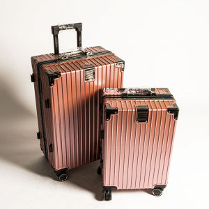 Double-Layered Travel Suitcase Explosive-Resistant Durable 24-Inch Pullman Womens New Model Travel Suitcase Password Box Men