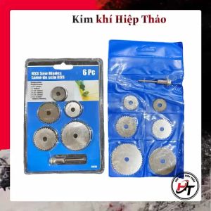Lưỡi cắt mini bộ lưỡi cưa gỗ 6 chi tiết gắn máy khoan cầm tay BLCGMN
