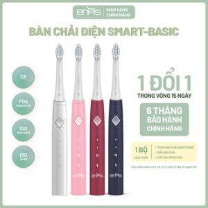 Bàn Chải Điện ENPIS SMART-BASIC 3 Chế Độ Chăm Sóc Chuyên Biệt Lông Bàn Chải Công Nghệ DuPont Mềm Mại Kháng Nước Chuẩn IPX7 - Bảo Hành Chính Hãng 6 Tháng