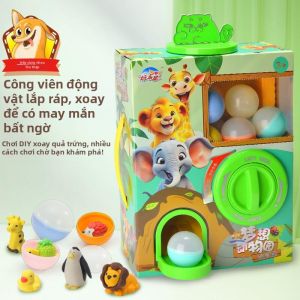 BONINGYU | Đồ Chơi Giả Vờ Học Tập Khu Vui Chơi Động Vật Gashapon