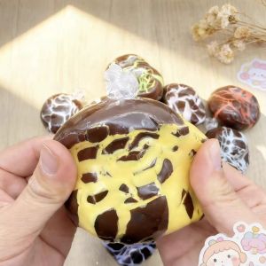 Fruit Crispy Pinch Stress Relief Toy Clay Handmade Ball Wax Pinch With Crispy Sound Soft And Slow Rebound Relaxing Toy Squeeze