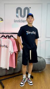 INSIDEMEN - Áo Thun Ngắn Tay Nam Form Rộng ITS043S3