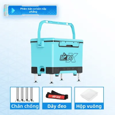 jiadiaoni | Hộp Đa Năng Đi Cá Có Đèn 23L