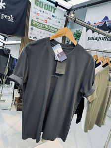 Áo Thun Cotton Pha Polyester Ngắn Tay Cổ Tròn Thường Ngày Ngoài Trời Nhanh Khô Kháng Khuẩn Công Nghệ Amonia Không Đường May