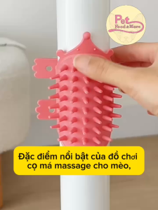 Lược Cao Su Chải Lông Dán Đa Năng Cho Mèo Giúp Thư Giãn Giảm Stress