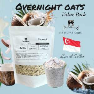 NOCTURNE Overnight Oats (Coconut) 320G Value Pack
