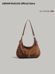 URCDN RDALVO | Luxurious Matte Suede Crossbody Clutch Bag