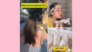 Thick and Smooth Hair Anti dandruff Split ends Baldness Japan Sakura Organic Shampoo & Conditioner 300ml