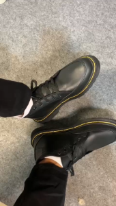 sepatu dokmar hitam pria terbaru dan terpopuler//sepatu kerja dan sekolah pantofel pria