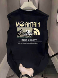 Áo Ba Lỗ Cotton Nguyên Chất Cao Cấp Mùa Hè Cho Nam Phong Cách Mỹ Cổ Điển Thời Trang Thể Thao Thường Ngày Không Tay Áo Thun