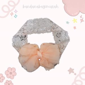 [PAKET HEMAT] [PAKET BUNDLING]MURAH Bandana Bayi Perempuan Premium / Headband / Karet Rambut / Bando Bayi/Baby Headband/ Headwrap/Bandana PHT16