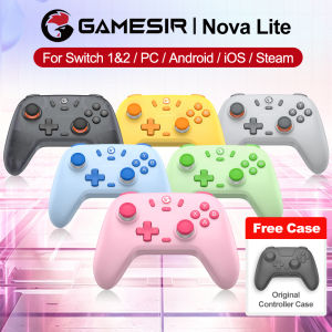 GameSir | GameSir Nova Lite Gamepad for Nintendo Switch 2/1 PC iOS Android Steam Game Controller Tri-modes Connectivity Hall Effect Sticks
