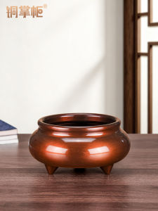 TONGZHANGGUI | Buddhist Incense Burner Indoor Offering 3-Legged Xuan De Furnace
