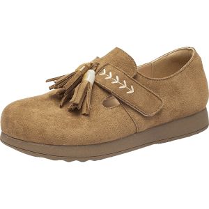 Agsdon | New 2026 Womens Winter Vintage Non-slip Flat Slip-on Enclosed Clogs