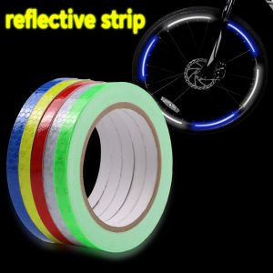 Reflective Tapes Reflectors Warning Tape Night Safety Sticker White Red Orange Green For Bicycle Car