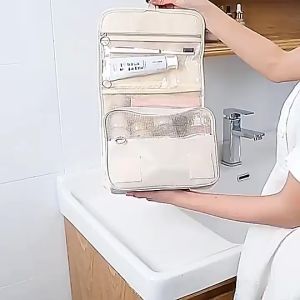 CHARLES X Cosmetic Bag Travel Cosmetic Storage Bag Hanging Storage Bag Waterproof