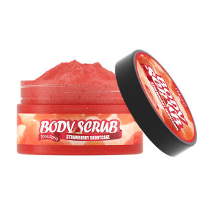 สครับสตรอเบอร์รี่ฤดูร้อนใช้กับผิวหน้าและผิวกายเพื่อให้ความชุ่มชื้น ทําความสะอาด ขัดผิว และทําให้ผิวเรียบเนียนและยืดหยุ่น
