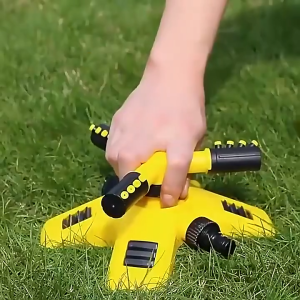 Garden Sprinkler 360° Automatic Rotating Adjustable Lawn Sprinkler Large Area Coverage Sprinkler