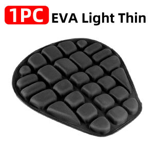 1PC 3D Air Motorcycle Seat Mat Light Thin EVA Shock‑Absorbing Pressure Relief Breathable Non‑Slip Cushion for Motorbike Riding