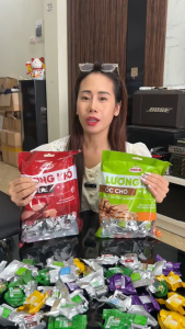 Lương Khô Mini Hạt Điều Fucuco Túi 400g (24-26 viên)- Lương Khô Dinh Dưỡng Thơm Ngon Bùi Béo