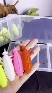5 Mồi Câu Cá Mềm Hình Ếch TPR Không Vướng Cỏ Có Móc Lệch Dùng Cho Câu Cá Lóc Cá Chó Cá Vược Nước Ngọt