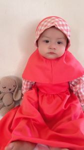 Gamis Anak Perempuan 6-18 Bulan Viona Set