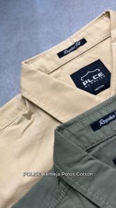 POLICE Kemeja Polos Cotton Regular Fit Pria: Mengenal Kemeja Casual Berkualitas Tinggi