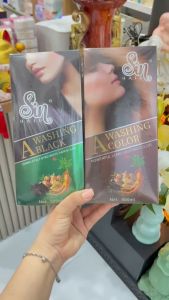 Dầu Gội Phủ Bạc Sin Hair Phủ Bạc Đen Tóc Nâu Tóc Từ Lần Gội Đầu Tiên 100% Thảo Dược Thiên Nhiên