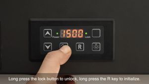 NB P220 Heavy Duty Motorized TV Mobile Stand for size 75"-90"