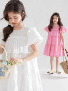 MUCMUKN | Summer Cool Feeling Cotton Girls Dress