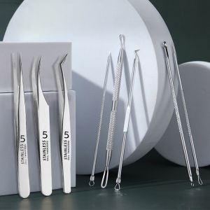 Professional Care Tools Set Stainless Steel Pimple Extractors Needle for Blackhead Removal Acne Treatment Facial Cleaner Skin